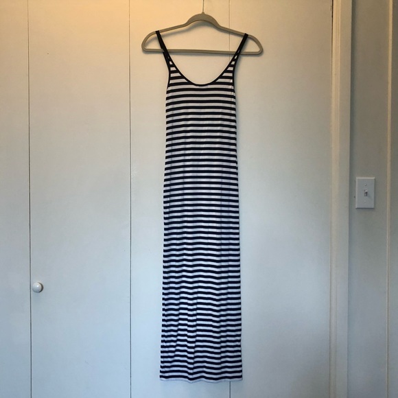Aritzia Babaton Navy and White Striped Dress - Picture 6 of 7